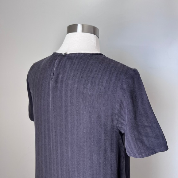 Eileen Fisher Vtg 2 Pc Set Textured Knit‎ Cardigan and Striped Midi Dress Small - Picture 15 of 16